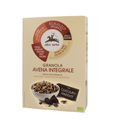 Granola di Avena Integrale con Ciocc Fond e Mandorle - 300 g