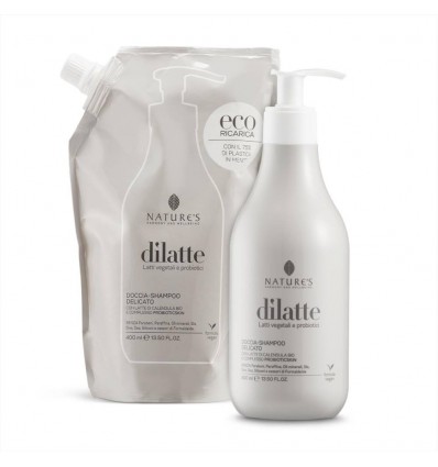 dilatte - Doccia-Shampoo delicato - RICARICA - 400 ml