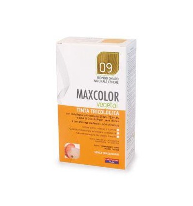Tinta Maxcolor 09 Biondo Chiaro Naturale Cenere