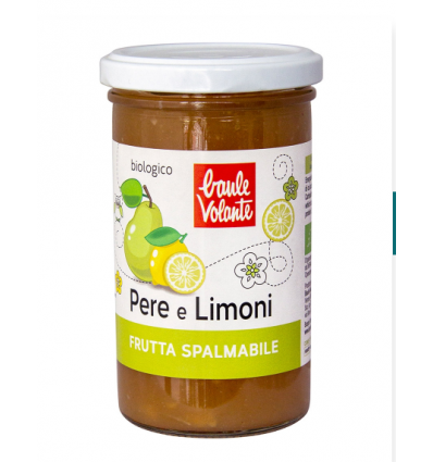 Frutta Spalmabile Pere e Limoni biologici 280g