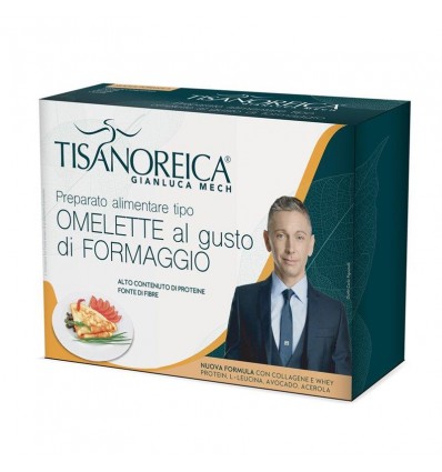 Tisanoreica - Omelette al Gusto Formaggio - 1 scatola da 4 buste