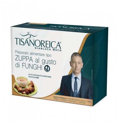 Tisanoreica - Zuppa al gusto di Funghi - 1 scatola da 4 buste