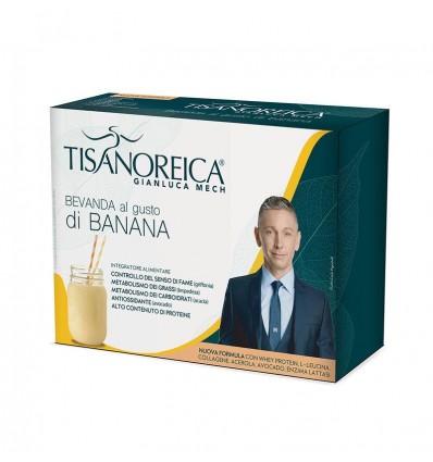 Tisanoreica - Bevanda alla Banana - 1 scatola da 4 buste