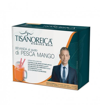 Tisanoreica - Bevanda Pesca e Mango - 1 scatola da 4 buste