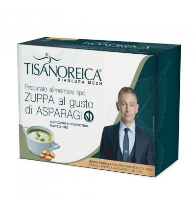 Tisanoreica - Zuppa agli Asparagi - 1 scatola da 4 buste