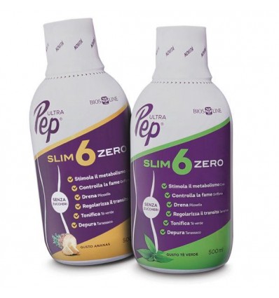 Ultra Pep Slim 6 Zero gusto Tè Verde - 500 ml