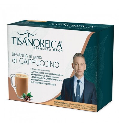 Tisanoreica - Bevanda al Cappuccino - 1 scatola da 4 buste