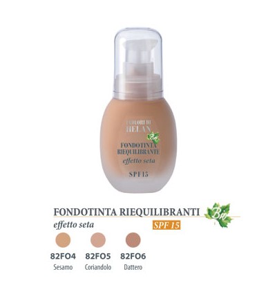 Fondotinta riequilibrante SPF 15 Coriandolo