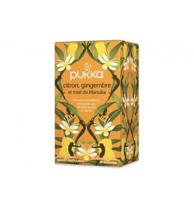 Pukka - Lemon Ginger & Manuka Honey - 20 filtri