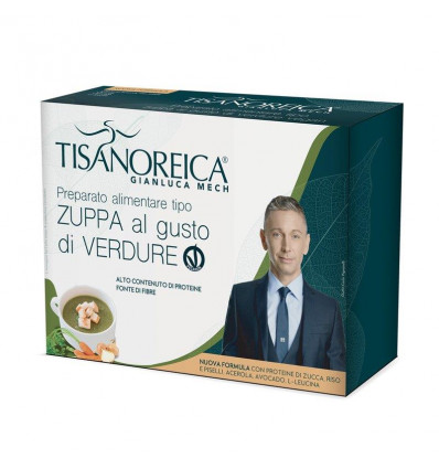 Tisanoreica - Zuppa al gusto di Verdure - 1 scatola da 4 buste