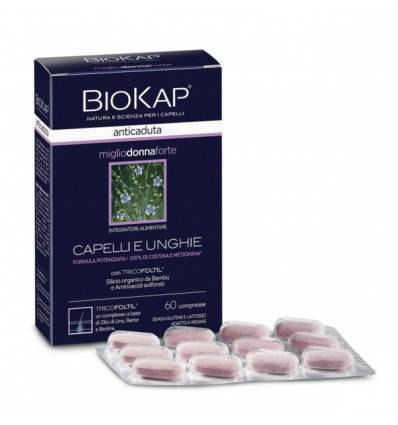 Biokap - Integratore Miglio Donna Forte con tricofoltil 60 cps