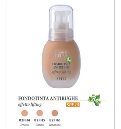 Fondotinta antirughe SPF 15 Zenzero